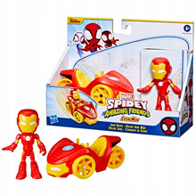 Spiderman Spidey Iron Man figurka + pojazd Hasbro F3992