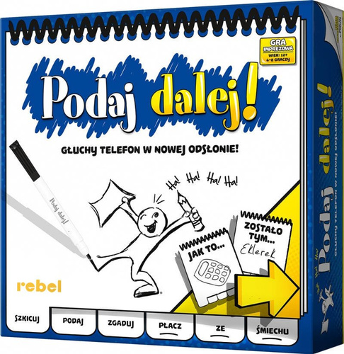 PODAJ DALEJ! GRA IMPREZOWA GŁUCHY TELEFON PL REBEL 27955