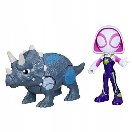 Spider-Man Spidey Dino-Webs Zestaw figurek Ghost-Spider i Rhino Dino Hasbro