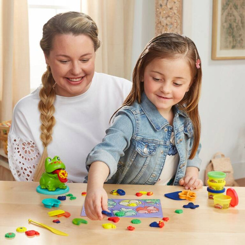 Play-Doh Ciastolina zestaw Żaba i Nauka Kolorów Hasbro F6926