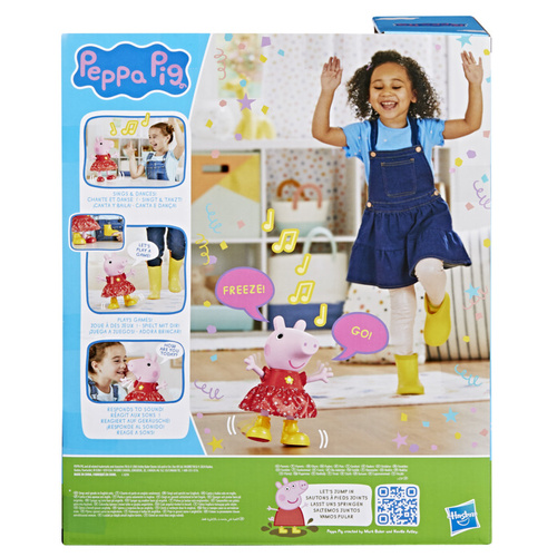 Świnka Peppa Interaktywna figurka 30 cm tańczy 55 dźwięków Hasbro F8873