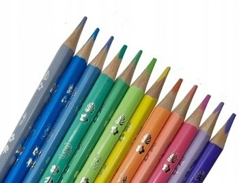 Coolpack Kredki ołówkowe trójkątne 12 kolorów pastelowych Stitch Pastel