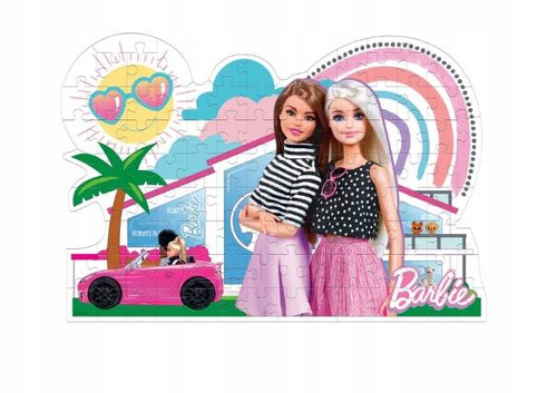 CLEMENTONI PUZZLE 104 EL. BARBIE SHAPED 27163