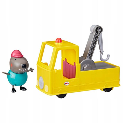 Świnka Peppa Holownik Ciężarówka Dziadka Psa z figurką Hasbro F9519