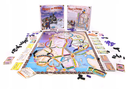 Rebel Gra planszowa Wsiąść do Pociągu Kraje Północy PL