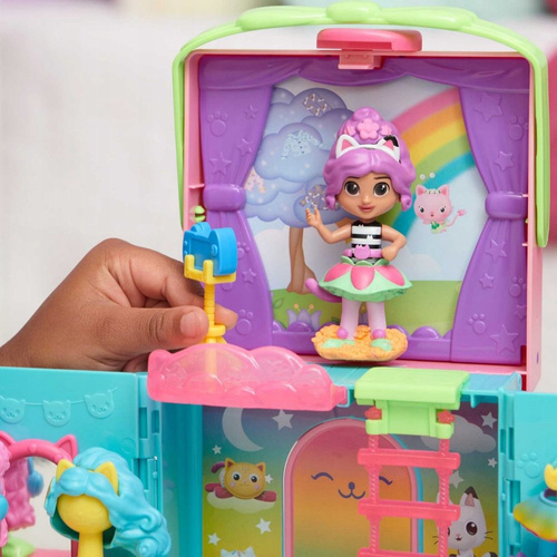 Koci Domek Gabi Zestaw Tęczowa Garderoba Szafa Gabi figurka + akcesoria