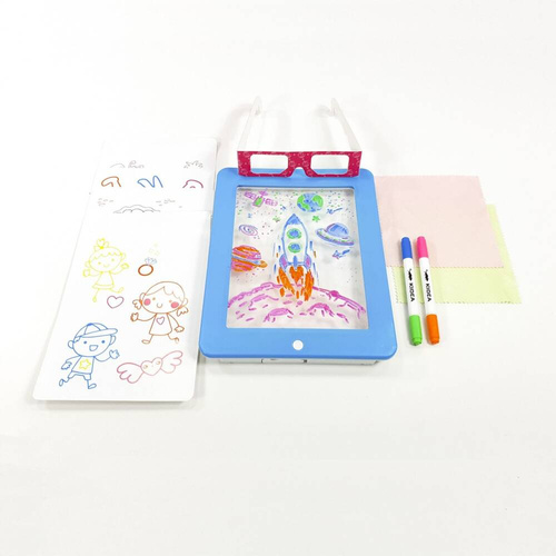 KIDEA MAGICZNA NEONOWA TABLICA 3D LED NIEBIESKA