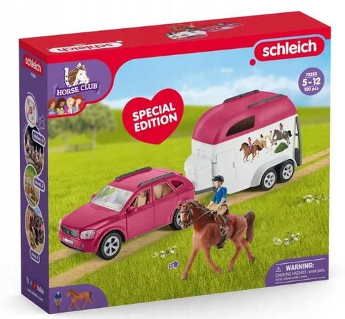 SCHLEICH SAMOCHÓD Z PRZYCZEPĄ WERSJA PODSTAWOWA