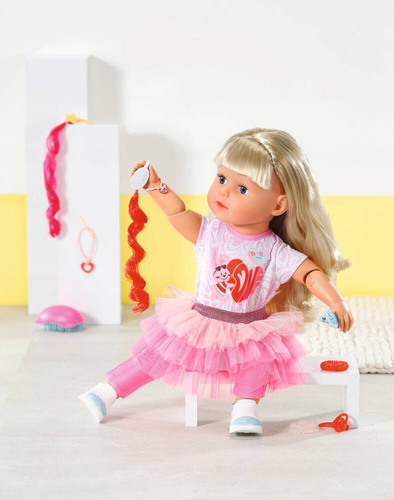 Zapf BABY BORN Sister Style & Play Lalka Siostrzyczka blondynka 43cm