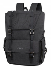 R-Bag Packer Plecak miejski na laptopa 13-15,6" z USB Black Z011
