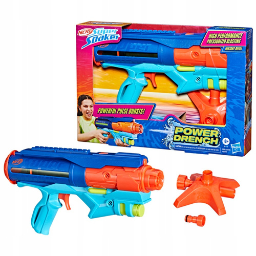 NERF Super Soaker Wyrzutnia na wodę Power Drench stacja napełniania Hasbro