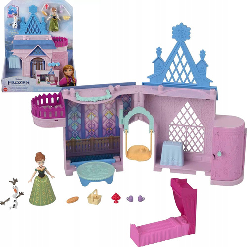 Frozen Kraina Lodu Arendelle Zamek Pałac Anny + akcesoria Mattel HLX02