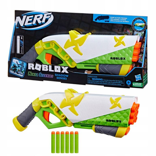 NERF ROBLOX WYRZUTNIA NINJA LEGENDS SHADOW F5485