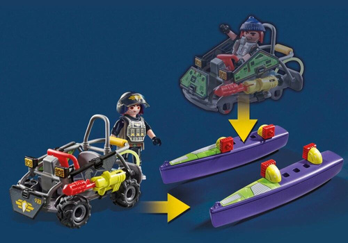 PLAYMOBIL QUAD TERENOWY JEDNOSTKI SPECJALNEJ