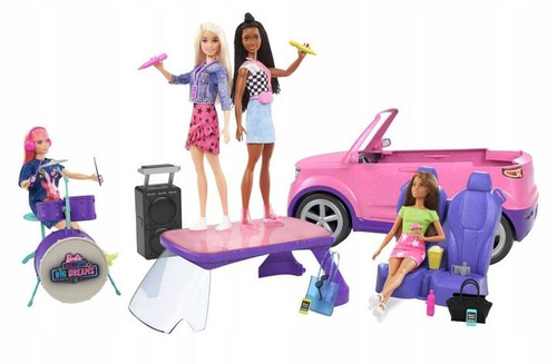 Barbie Big City Samochód Auto SUV Koncertowa Scena 2w1 GYJ25