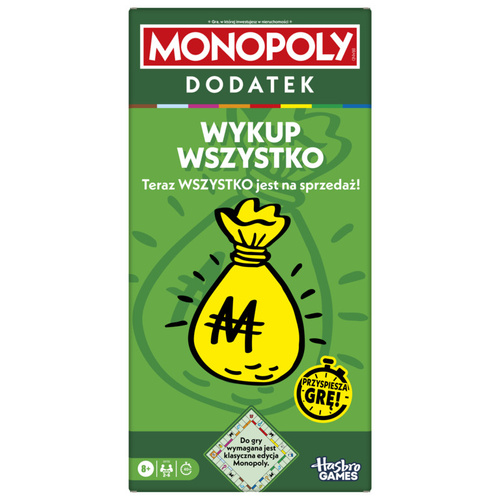 Wykup Wszystko dodatek do gry Monopoly Classic PL Hasbro G0720