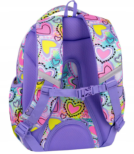 Coolpack Jerry Plecak szkolny klasa 1-3 dziewczynka Pastel Heart F029832