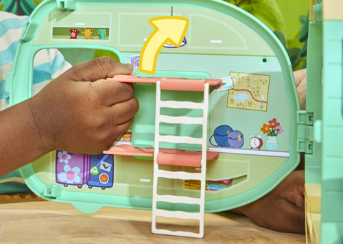 Świnka Peppa Przyczepa Kempingowa Peppy 3 figurki akcesoria Hasbro F8863