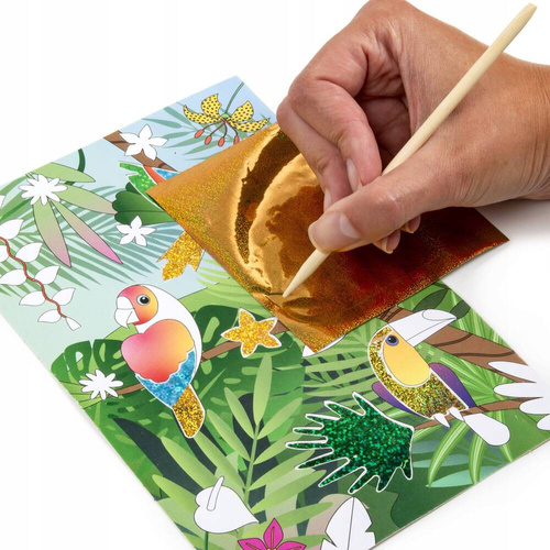 KIDEA Wyklejanki Metaliczne Zwierzęta Zestaw Kreatywny