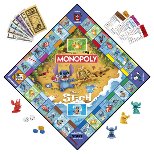 Gra Monopoly Stitch Polska wersja Hasbro G0388