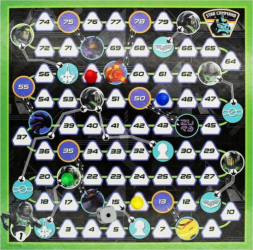Gra planszowa 4w1 Kalejdoskop Gier Buzz Astral Lightyear