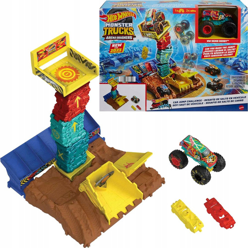 Hot Wheels Monster Trucks Zestaw Arena Smashers Demo Derby + auto HNB94
