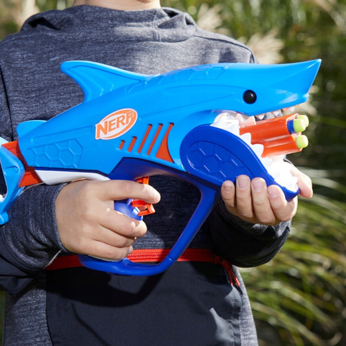 NERF Junior Wyrzutnia pistolet Wild Sharkfire Rekin Hasbro F8645