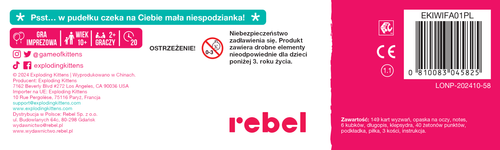 Gra Ale Wtopa planszowa karciana polska wersja Rebel