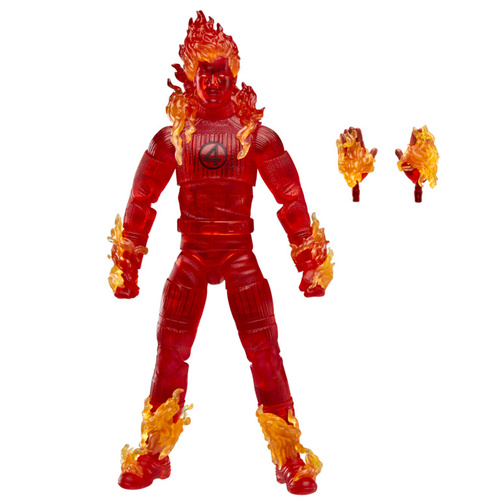 Fantastyczna Czwórka figurka akcji Human Torch Marvel Legends Hasbro G0803