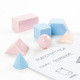 Modele 3D figur geometrycznych 8 figur pastelowe Kidea