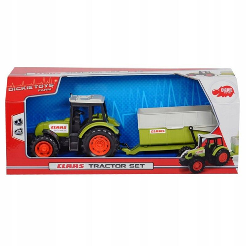 DICKIE TRAKTOR CLASS Z PRZYCZEPĄ 36CM 49866
