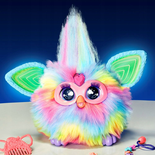 Hasbro FURBY 2.0. Interaktywna Maskotka Tęczowa PL F8900