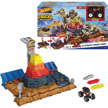 Hot Wheels Monster Trucks Zestaw Arena Smashers Bone Shaker + auto HNB96