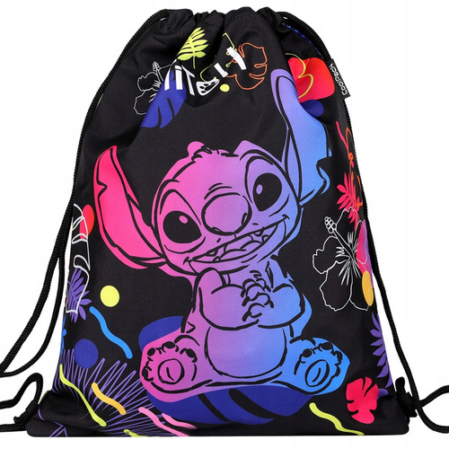 Coolpack Disney Worek szkolny na buty sportowy Stitch Black F054886