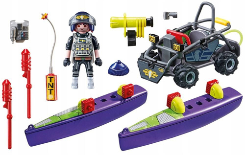 PLAYMOBIL QUAD TERENOWY JEDNOSTKI SPECJALNEJ
