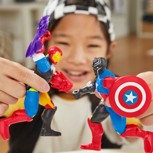 MixMashers Marvel Kapitan Ameryka figurka 12 cm twórz bohatera Hasbro F9267