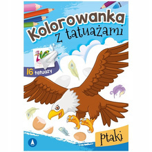 PTAKI KOLOROWANKA Z TATUAŻAMI 74154