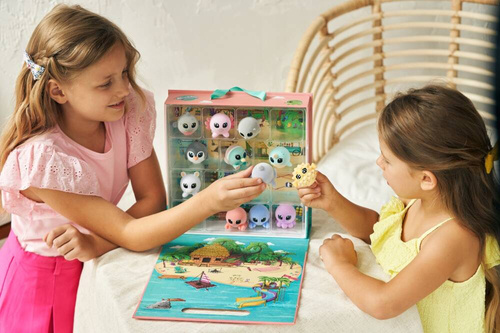 FLOCKIES WALIZKA DOMEK TROPIKALNA WYSPA + 1 FIGURKA