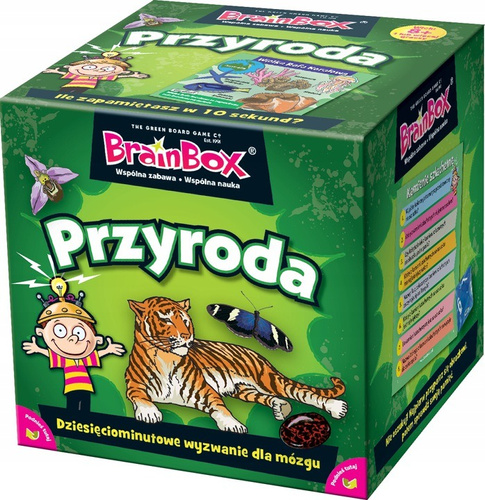 REBEL GRA BRAINBOX PRZYRODA WYZWANIE DLA MÓZGU 15120