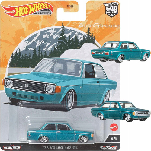 Hot Wheels Auto Premium 1:64 Culture 73' Volvo 142 GL HCJ87