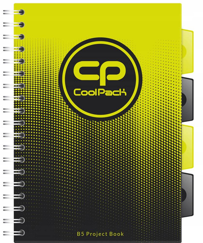 KOŁOZESZYT B5 100K KRATKA COOLPACK GRADIENT LEMON