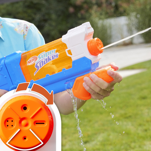 NERF Super Soaker Wyrzutnia pistolet na wodę Power Flip Fill Hasbro F8643