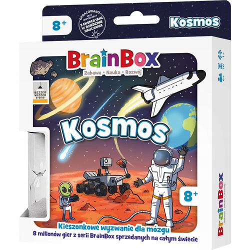 Rebel Gra edukacyjna karciana kieszonkowa BrainBox Pocket Kosmos PL