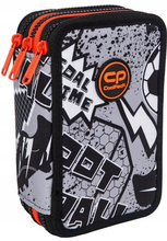 Coolpack Jumper 3 Piórnik potrójny z wyposażeniem Grey Ball F067710