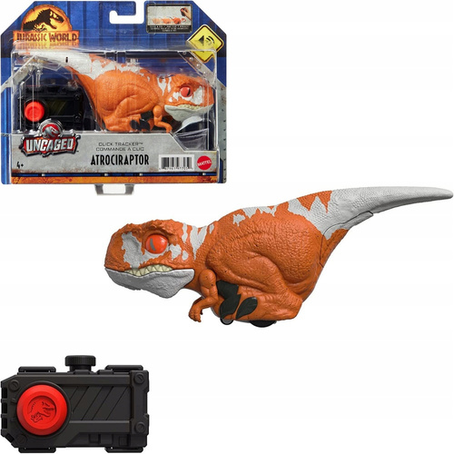 Jurassic World Uncaged Click Tracker Jeżdżący Dinozaur Atrociraptor GYN42