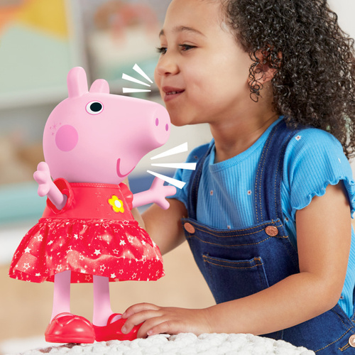 Świnka Peppa Interaktywna figurka 30 cm tańczy 55 dźwięków Hasbro F8873