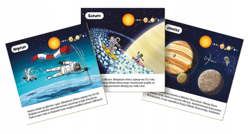 Rebel Gra edukacyjna karciana kieszonkowa BrainBox Pocket Kosmos PL