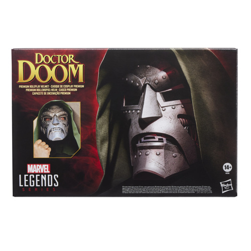 Fantastyczna Czwórka Doctor Doom Kask Hełm z kapturem Marvel Legends Hasbro