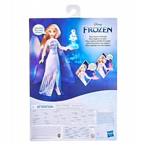 Frozen Kraina Lodu II Magiczne Chwile Lalka Elsa mówiąca hiszpańska F2230