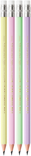 BIC Evolution Ołówek z gumką HB Pastel blister 5 szt.